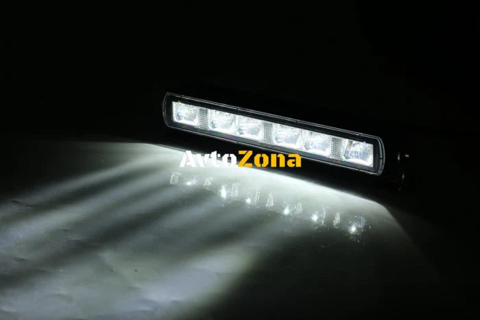 28,4 См LED Лед Бар с Насочен SPOT Светлина, Три Функции, Е-Mark, 30W, 2200lm, 12V-24V, Автомобил, АТВ, Джип, 4х4, SUV, Of...
