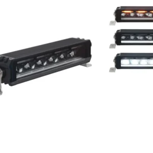 30.5 cm / 12 Инча 12V - 24V Висококачествен Led Bar Лед Бар Диоден Прожектор с бяла DRL габаритна светлина и оранжева авар...