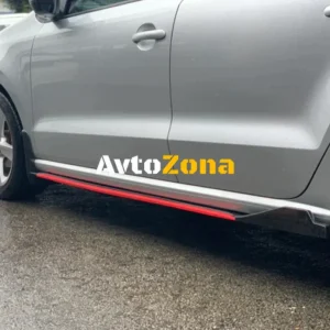 Универсални прагове за автомобил - Червени