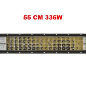 55 См 336W Мощен 7D 7Д Led Bar Лед Диоден Бар Прожектор 12V 24V 4 Редов