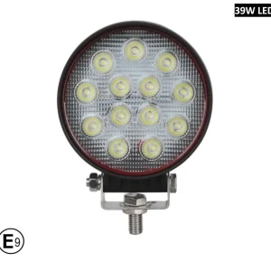 12См 39W Супер Мощен Кръгъл PRO Led Диоден Халоген Лед Лампа Прожектор 12V 24V