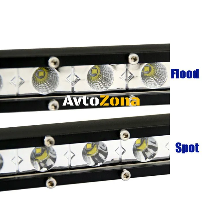 49,5 См Мощен LED бар с Комбинирана Combo светлина 54W 18 LED 12V 24V АТВ, Джип, 4х4, Offroad