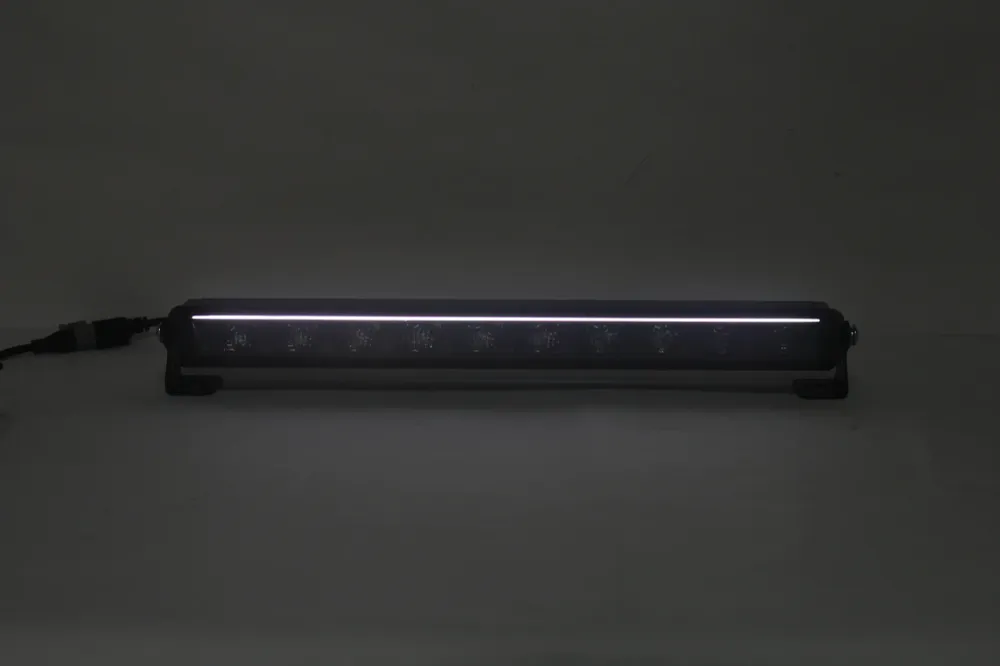 54.5 cm / 22 Инча 12V - 24V Висококачествен Led Bar Лед Бар Диоден Прожектор с бяла и оранжева габаритна светлина DRL мъгл...