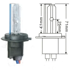 Ксенонова крушка Н7C 6000K 35W - скъсена