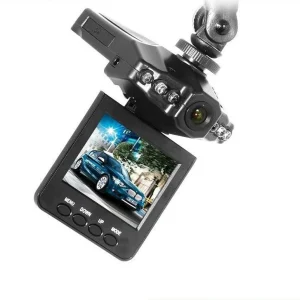 Видеорегистратор 720P с 2" LCD дисплей и презареждаща се батерия