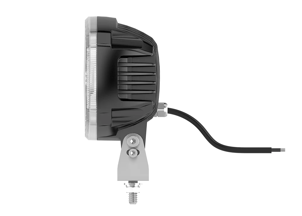 80W LED Лед Диоден Фар Халоген Лампа С Три Функции Неон Neon Ефект Бяло-Жълто / Оранжево 5800lm 12V - 24V E-Mark