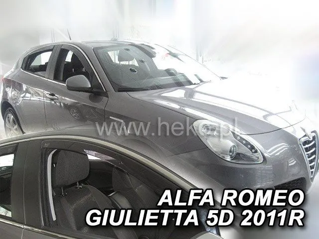ВЕТРОБРАНИ ЗА ALFA ROMEO GIULIETTA (2010+) 5 ВРАТИ - 2БР. ПРЕДНИ