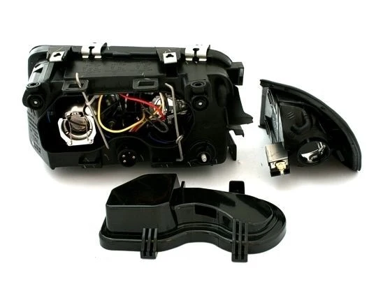 Кристални фарове Angel Eyes AUDI A3 (1996-2000) - черни