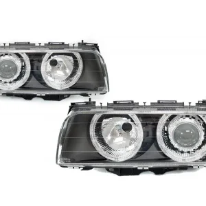 Тунинг фарове Angel Eyes BMW E38 (1994-1998) - черни