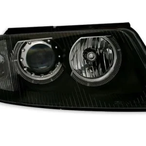 Кристални фарове Angel Eyes VW PASSAT B5.5 (01-05) - черни