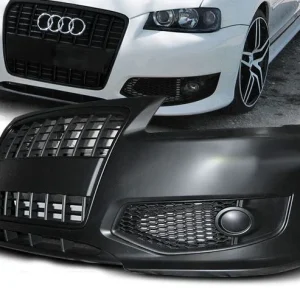 Тунинг предна броня за Audi A3 (1996-2003) - с черна решетка