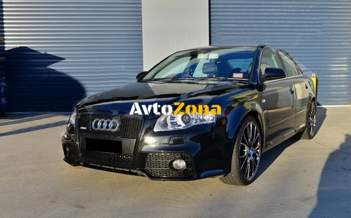 Предна броня за Audi A4 B7 (2004-2008) RS4 Design Black