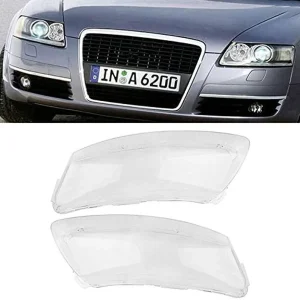 СТЪКЛА ЗА ФАРОВЕ ЗА AUDI A6 C6 (2006-2011) - К-Т 2БР.