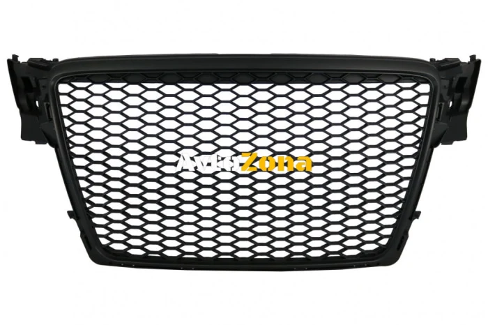 Решетка Audi A4 B8 (2008-2011) RS4 Дизайн Матово Черно