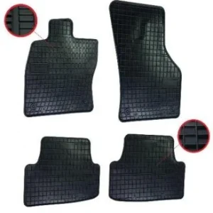 Комплект гумени стелки за Audi A3 2012+ VW Golf 7 Seat Leon