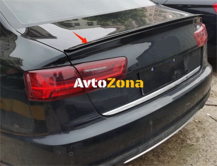 Audi A6 C7 (2012-2017) - Спойлер за багажник черен гланц