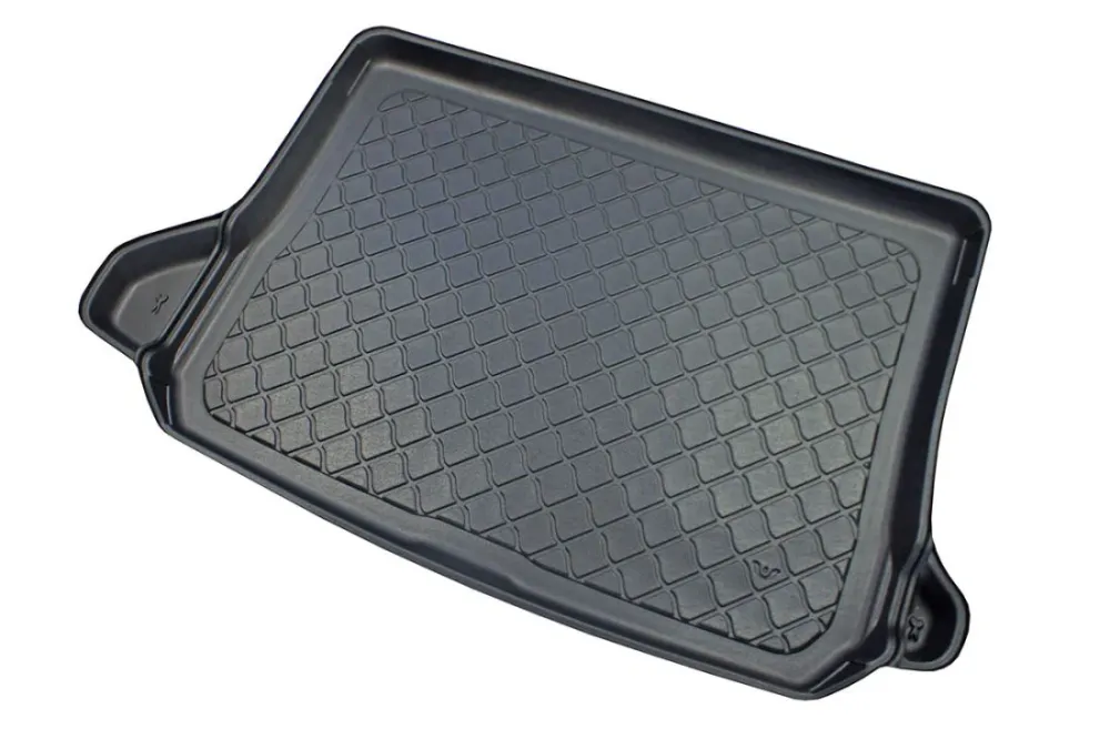 Гумирана стелка за багажник за Audi Q2 (GA) (2016+) - on adjustable boot floor upper position (flat loading threshold); wi...