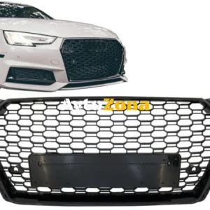 Решетка за Audi A4 B9 8W (2016-2018) - RS Дизайн, Пиано Черно