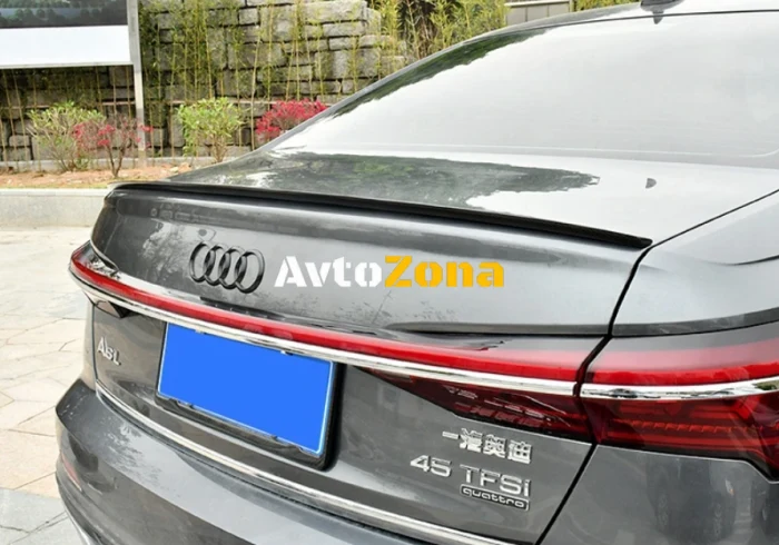 Audi A6 C8 (2019+) - Спойлер за багажник черен гланц