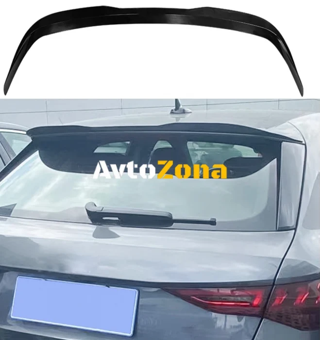 Audi A3 (2021+) hatchback Max Style - Спойлер антикрило черен гланц