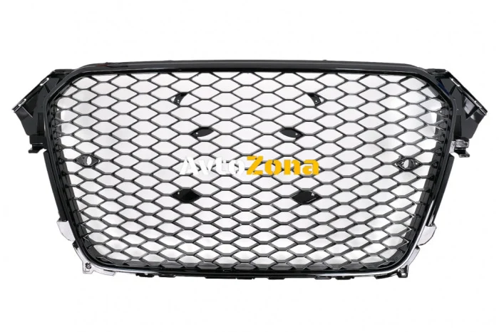 Решетка за Audi A4 B8 Facelift (2012-2015) RS Дизайн, Пиано Черно