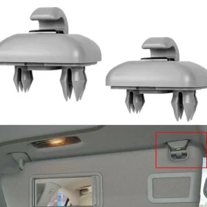 Комплект от 2бр. щипка държач за сенник за VW Audi Skoda сива