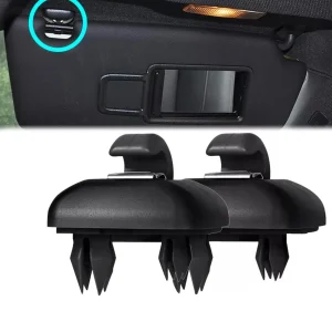 Комплект от 2бр. щипка държач за сенник за VW Audi Skoda черна