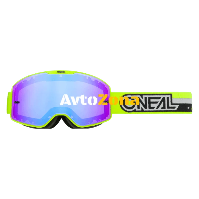 Мотокрос очила B-20 PROXY NEON YELLOW/BLACK- RADIUM BLUE