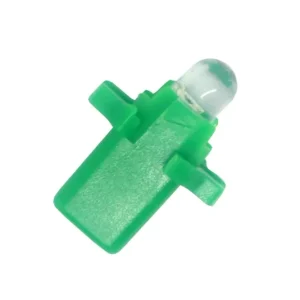 Лед крушки тип B8.3D 12V / 2W зелен