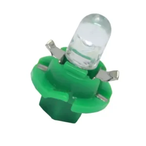 Лед крушки тип B8.4D 12V / 2W зелен