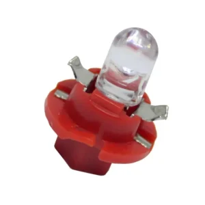 Лед крушки тип B8.4D 12V / 2W червен