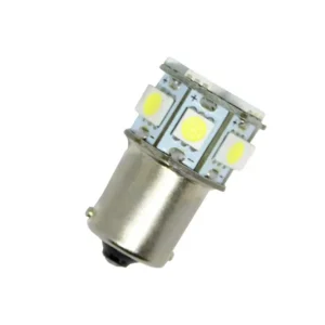 ДИОДНА КРУШКА ТИП BA15S С 13 SMD ДИОДА ЕДИНИЧНА СВЕТЛИНА ЖЪЛТ