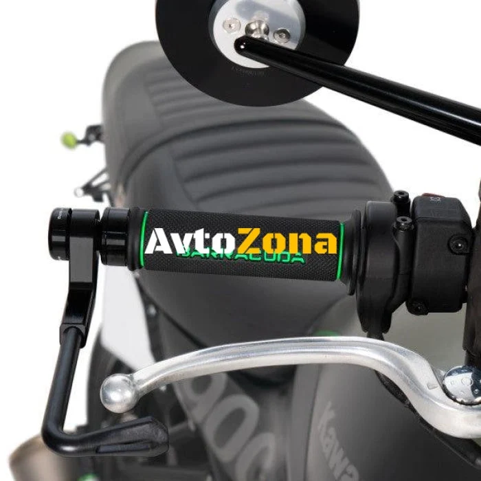 Мото ръкохватки BARRACUDA BASIC RACING GRIPS GREEN