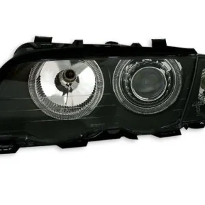 Кристални фарове за BMW E46 седан (1998-2001) - черни