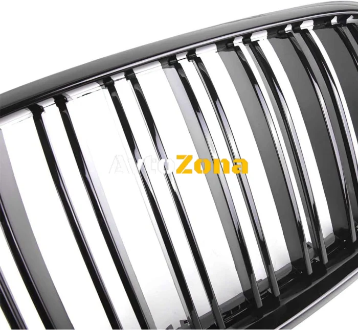 Предни Решетки за BMW X5 E70 (2007+) - Черен Гланц/Piano Design