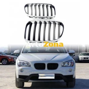 Предни решетки за BMW X1 E84 (2009-2015) - Chrome Black