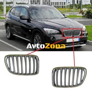 Предни решетки за BMW X1 E84 (2009-2015) Chrome/Gray