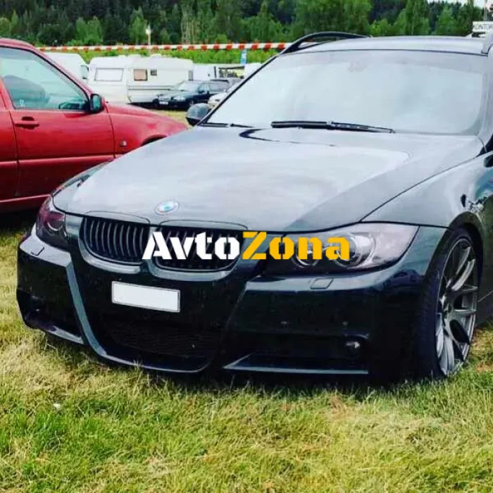 Черни Решетки с Наклонени Ребра за BMW E90 (2005-2008)
