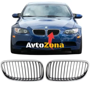 Решетки за BMW E92 (2010+) - Chrome Black Дизайн