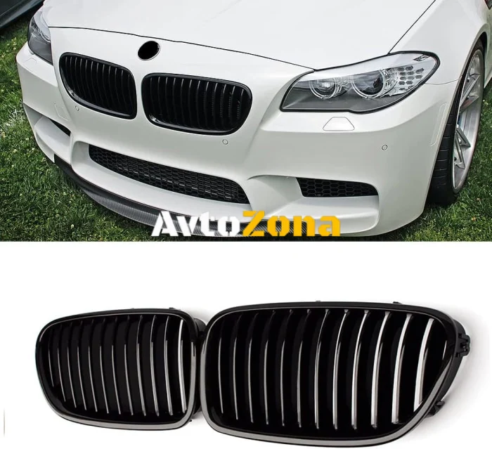 Решетки за BMW F10/F11 - Черен Гланц