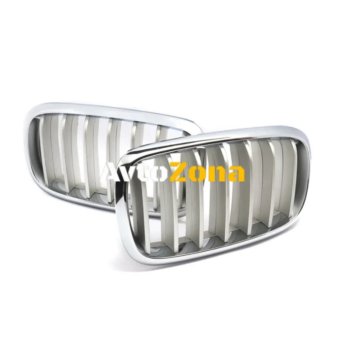 Решетки за BMW X5 F15 (2013-2018) - Хром / Сиви