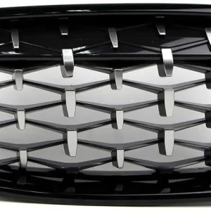 Решетки за BMW F30 (2011+) - Гланц - Diamond Design - хром / черно