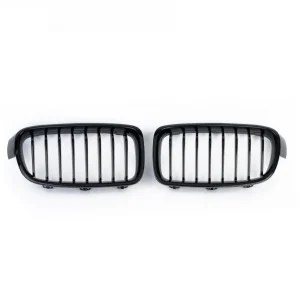 Бъбреци Единични Решетки За БМВ BMW F30 F31 Черен Гланц Лак М3 2012+