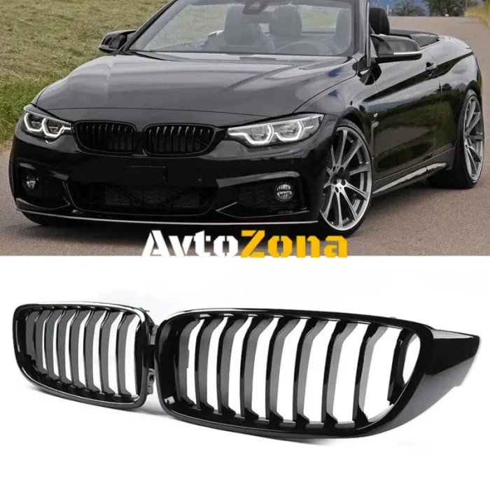 Бъбреци Решетки за BMW F32/F33/F36 (2014-2020) - Glossy Black