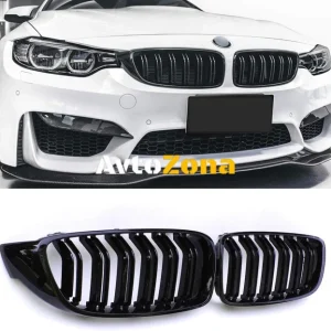 Бъбреци Решетки за BMW F32/F33/F36 (2014-2020) - Glossy Black M4