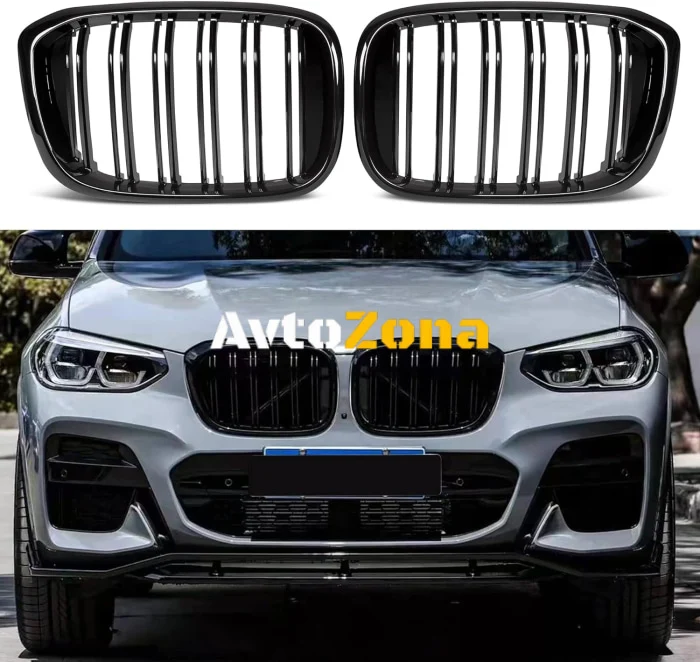 Централни решетки за BMW X3 G01 (11.2017+) - M Design Piano Black
