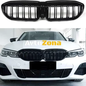 Решетки за BMW 3 Серия G20 2019-2022 (Gланцово Черно)