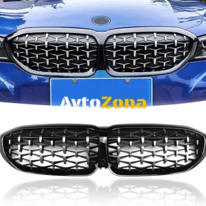 Решетки за BMW 3 Серия G20/G21 (2019-2022) Diamond Chrome-Glossy Black