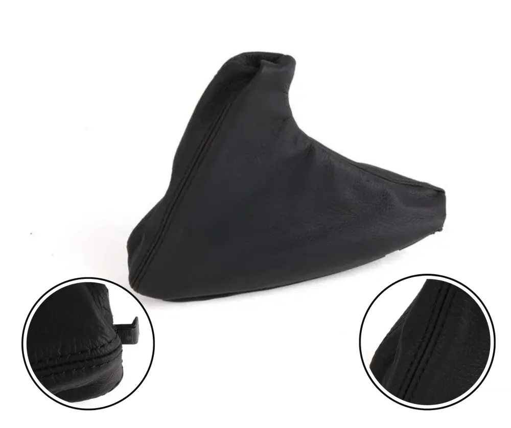 Маншон Ръчна Спирачка За BMW 3 Series E46 1998–2006 Черен Еко Кожа OEM 34408227928