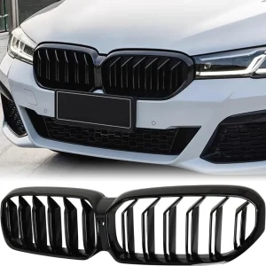 Двойни Бъбреци Решетки За BMW 5 SERIES G30 G31 LCI БМВ 5-та Серия Facelift BMW G30 G31 G38 2020г.-2023г. Черен Гланц Лак